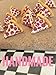 Handmade Pizza Pin Brooch for Women, Men, Girls, Teens, Realistic Clay Design