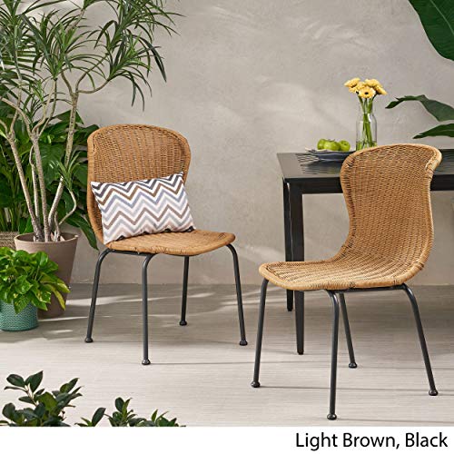 Christopher Knight Home Dinah Wicker Dining Chairs #TOP21