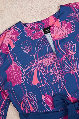 Image of RIVER by Narendra Kumar Premium Designer Women's Floral Print Dress