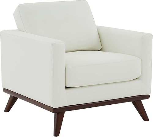 Miniatura 40 de LeisureMod Chester - Silla moderna y contemporánea con patas de madera de abedul maciza, color gris Gris,Malla beige,Cognac Tan,gris topo,Negro