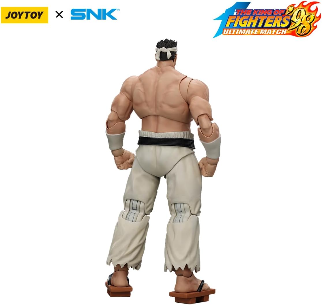 JOYTOY SNK The King of Fighters KOF 98UM Hero Team Goro Daimon Action Figure 1:18 Scale 4.6" Tall, Interchangeable Heads, Hands & Accessories