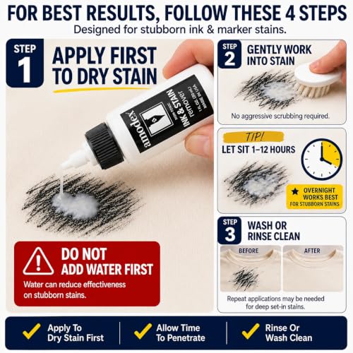 Image of Amodex Ink & Stain Remover 1oz Bottle