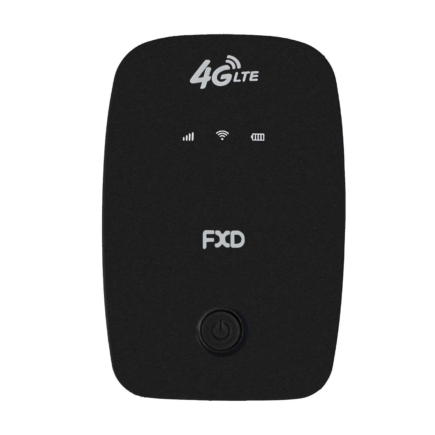 FXD 4G LTE Wireless Dongle with 150Mbps WiFi Hotspot | Multi SIM Support, Plug and Play Data Card, 2100mAh Rechargeable Battery, Portable Internet Device (Black)