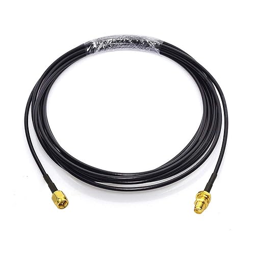 Miniatura 2 de Bingfu Cable de extensión de antena SMA macho a SMA hembra RG174 de 9.8ft 10 pies (paquete de 2) compatible con enrutador 4G LTE Gateway módem