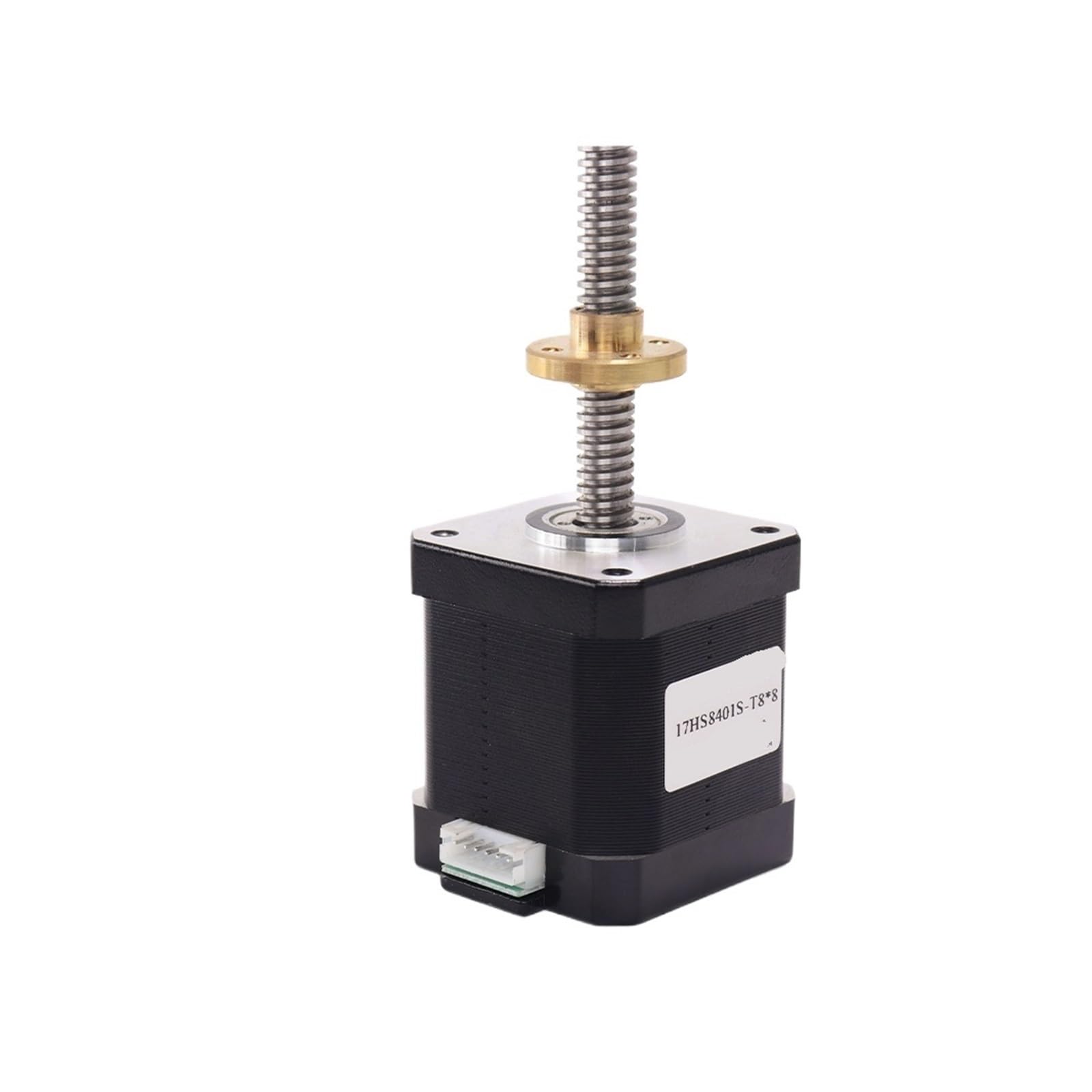 Motor Paso a Paso Lineal de Tornillo, 17HS8401S-T2/4/8 NEMA17 Motor Paso a Paso 1.8A 48MM Tornillo for Impresora 3D CNC(17HS8401S-200MM,Lead 2mm)