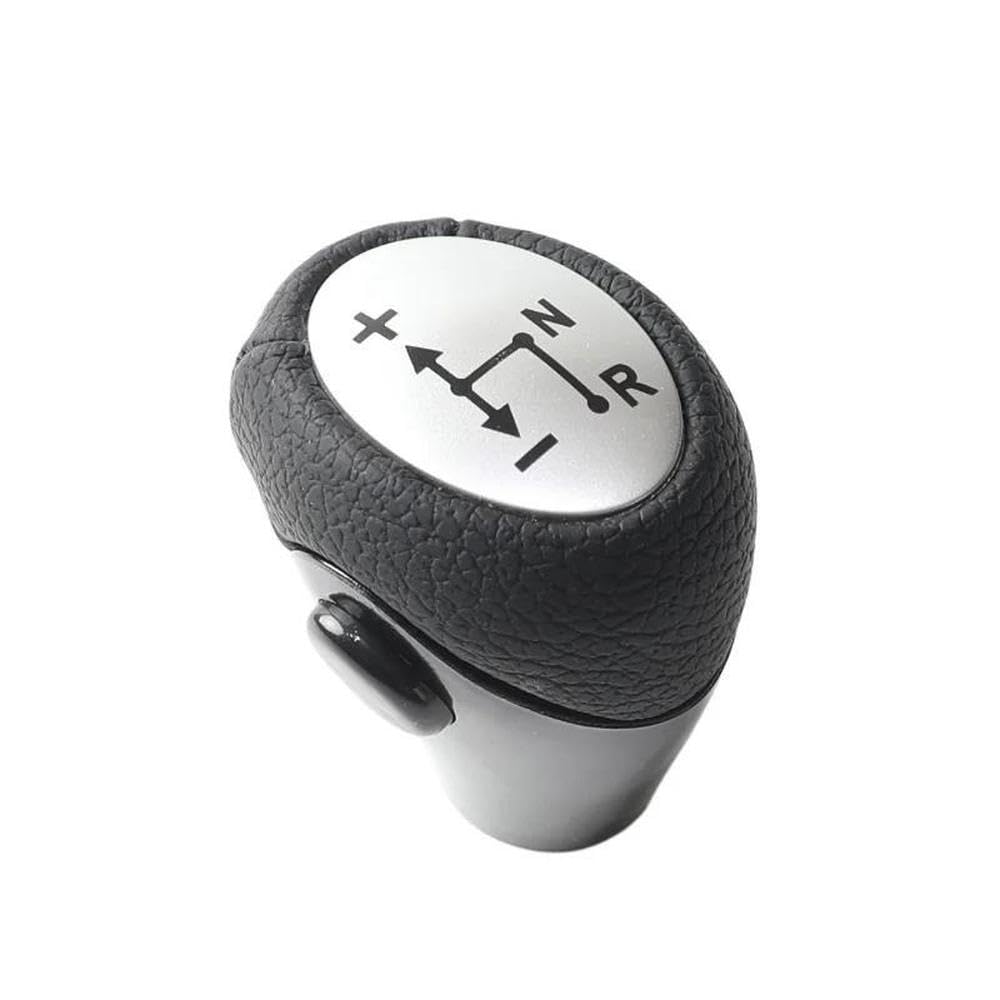 YDXHERTA Auto Parts Leather Automatic Gear Shift Knob Lever Shifter for Benz Smart Fortwo Roadster 450 451 for Brabus Fortwo Auto Parts(White)