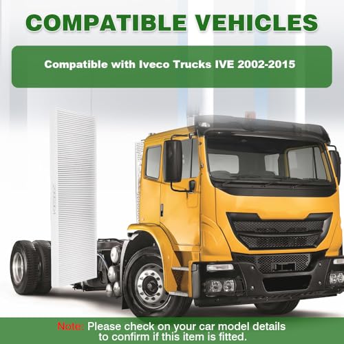 Filtro de coche y camión contra el polen para Iveco 2002-2015 4