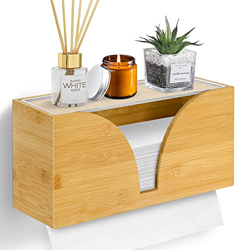 Paper Towel Dispenser, Folded Paper Towel Holder With Lid, Commercial C-Fold, Z-Fold, Trifold Hand Paper Towel Holder Dispenser For Bathroom And Kitchen, Wall Mount Or Countertop For Multifold #TOP4