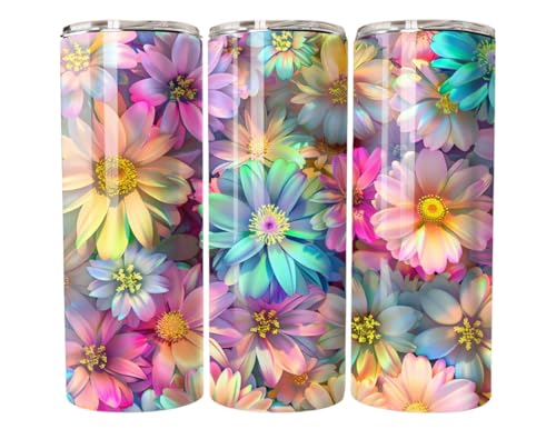 Daisy Tumbler Sublimation Transfer