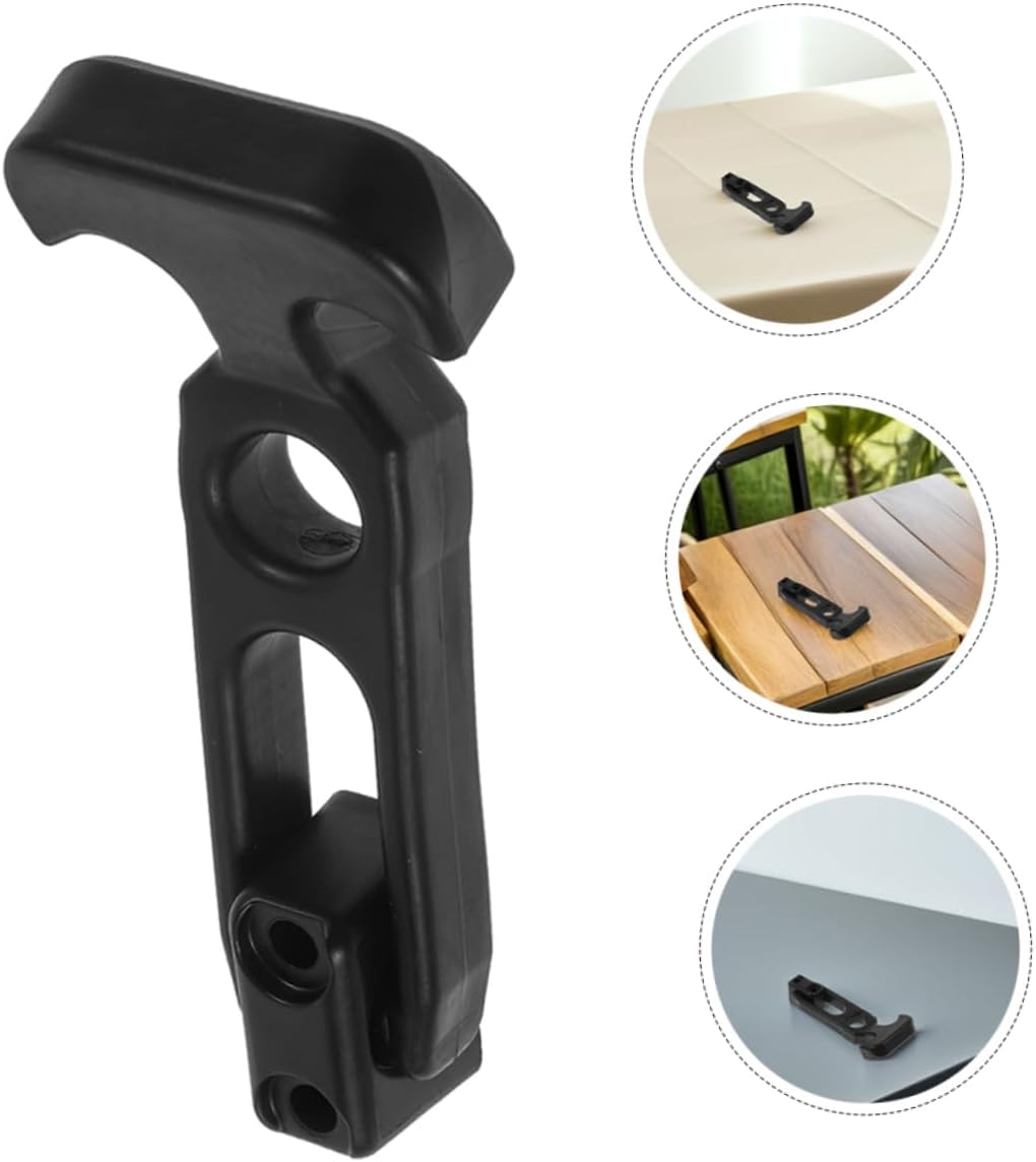 4pcs Rubber Lock Cargo Handle Latch for Drawers Flexible Rubber T-Handle Draw Latches Replacement Catch Rubber Hood Latch Lockable Hood Latches Truck Toolbox Latch