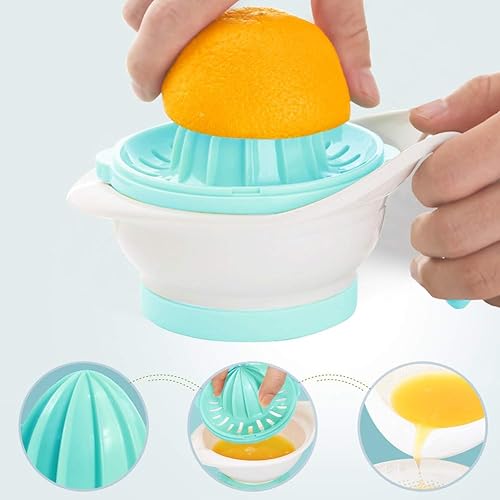 Miniatura 6 de Versátil juego para hacer alimentos para bebés, molinos de alimentos para niños pequeños con tazón de puré, triturador de mano, exprimidor de