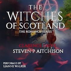 Diseño de la portada del título The Witches of Scotland Romance Series: Clarence Drive
