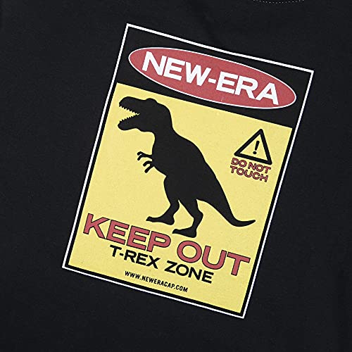 CAMISETA INFANTIL MANGA CURTA DINO PRETO New Era