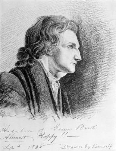 Impression sur toile de l'autoportrait de John Audubon en 60x90cm pour chambre