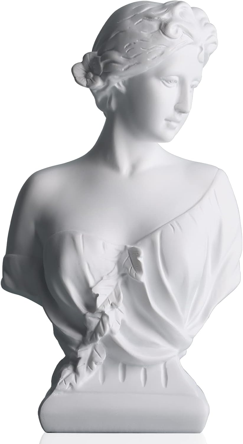 DOVDOV Artemis Buste Grande statue de déesse grecque Jeune Vénus