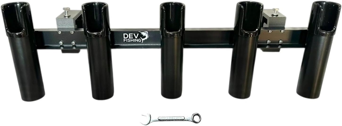 RB 150 Truck Bed Rail 5 Pole Rod Transport Travel Holder Rack