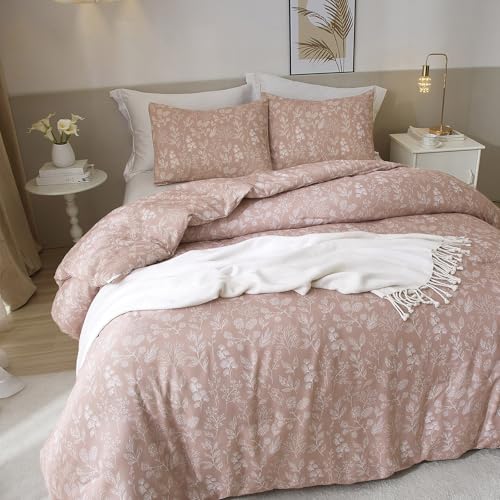 Edredón elegante de jardín con fundas de almohada de microfibra premium para cama King 8