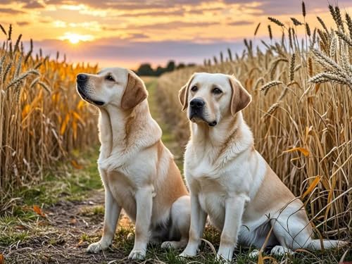 Kit broderie point de croix diamant 5D labrador, idée cadeau manuelle pour passionnés