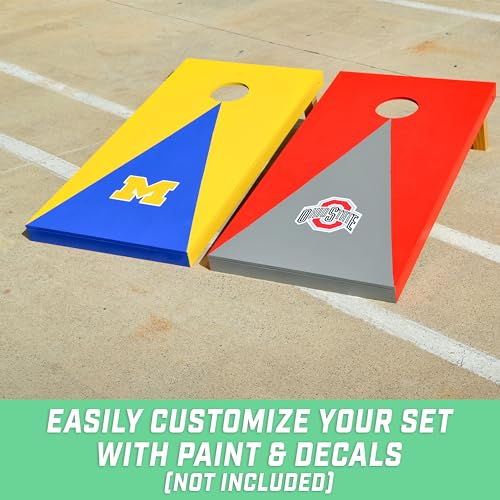 GoSports 4 ft x 2 ft Regulation Size Wooden Cornhole Boards Set - Includes Carrying Case - Full Regulation Size Bean Bag Toss Boards by GoSports - Image 6