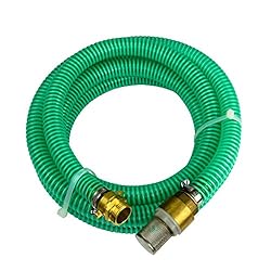 Stabilo-Sanitaer Saugschlauch Sauggarnitur 1 Zoll DN25 7m Spiralschlauch Garnitur VARIO-Verschraubungsanschluß für Innen- und Außengewinde Spiral-Ansaugschlauch mit Messing-Armaturen - Messingfußventil Edelstahl-Saugkorb mit Rückschlagventil Aussendu...