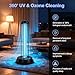UV Light Sanitizer, 40W Metal Ultraviolet Sanitizer, Ultraviolet Light with 3 Speed Timings, Home Disinfection Device, Dust Mites Remover for Room, Kitchen, Hotel, Office