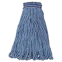 Rubbermaid Universal Haarband Blau Blend Mop, 24oz, blau, 1