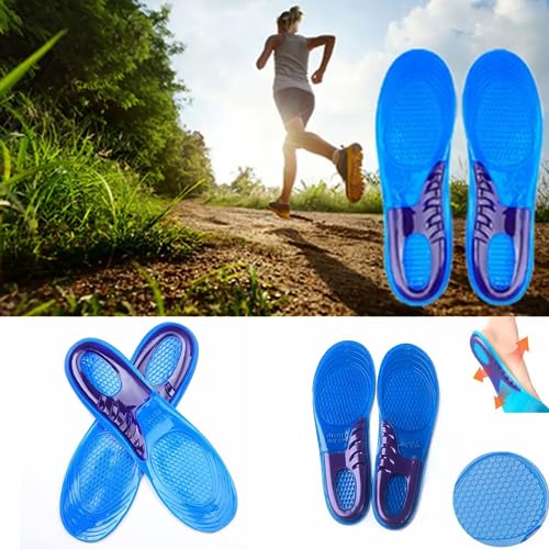 Palmilha Ortopédica Anatomica Silicone Gel Alívio De Dor Calcanhar, Esporão, Fascite Tamanho Unico A
