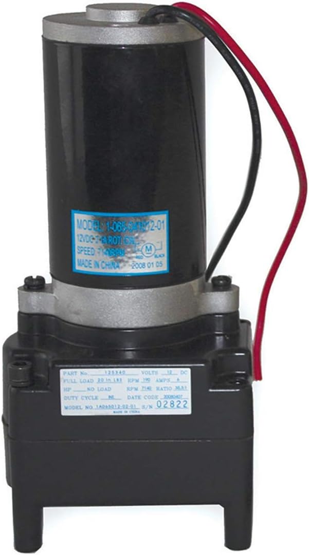 Lippert Tuson High-Speed Electric 5th Wheel Landing Gear Motor Replacement, 5,000 lbs. Extend & Retract Legs, Easy Installation, No Assembly Required - 141893