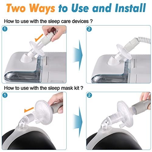 6 Packs Fit-Inline Filter For Cpap Units, Universal Filters For 22Mm T/15Mm Tubing-Filter Particles Degraded By Foam, Ensure Super Fresh Air For Home Experience #TOP2