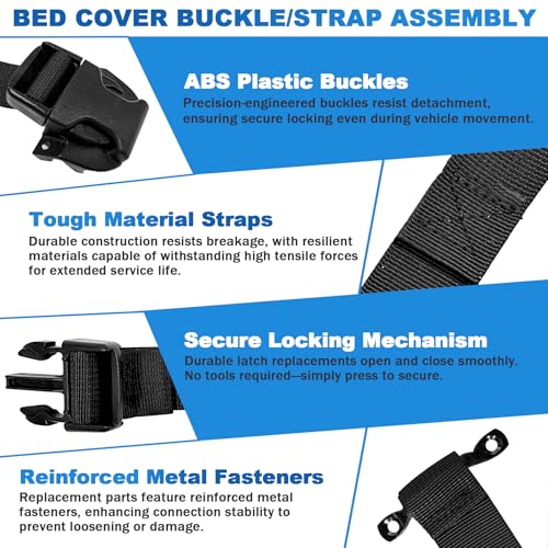 Image of 356A0002 Buckle Kit Bed Cover Buckle /Strap Assembly
