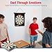 Vibes: Anger Management Toys | Therapy Games for Teens | 2-in-1 Feelings Dart Board for Kids and Families, Therapists, Teachers | Ideal for Play Therapy toys, Emotional Intelligence, and Social Skills