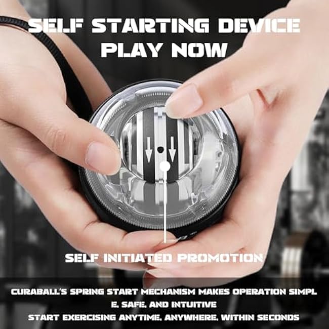 Vital Wrist Ball, Vital Wrist Ball Exerciser, 2026 Vital Wrist Balls with Counter, Portable, Modern Gyroscopic Technology, Enhance Grip Strength, Improves Dexterity & Control, Strengthen Arms