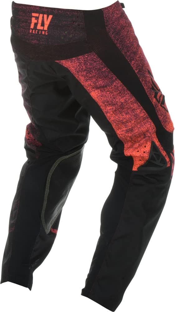 Fly Racing Youth Kinetic Noiz Pants (Neon Red/Black, 22)