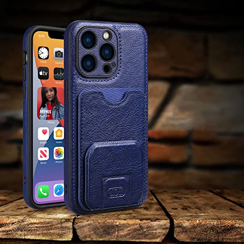 Housse en cuir iPhone 13 Pro Max avec porte-cartes idéal pour voyager léger