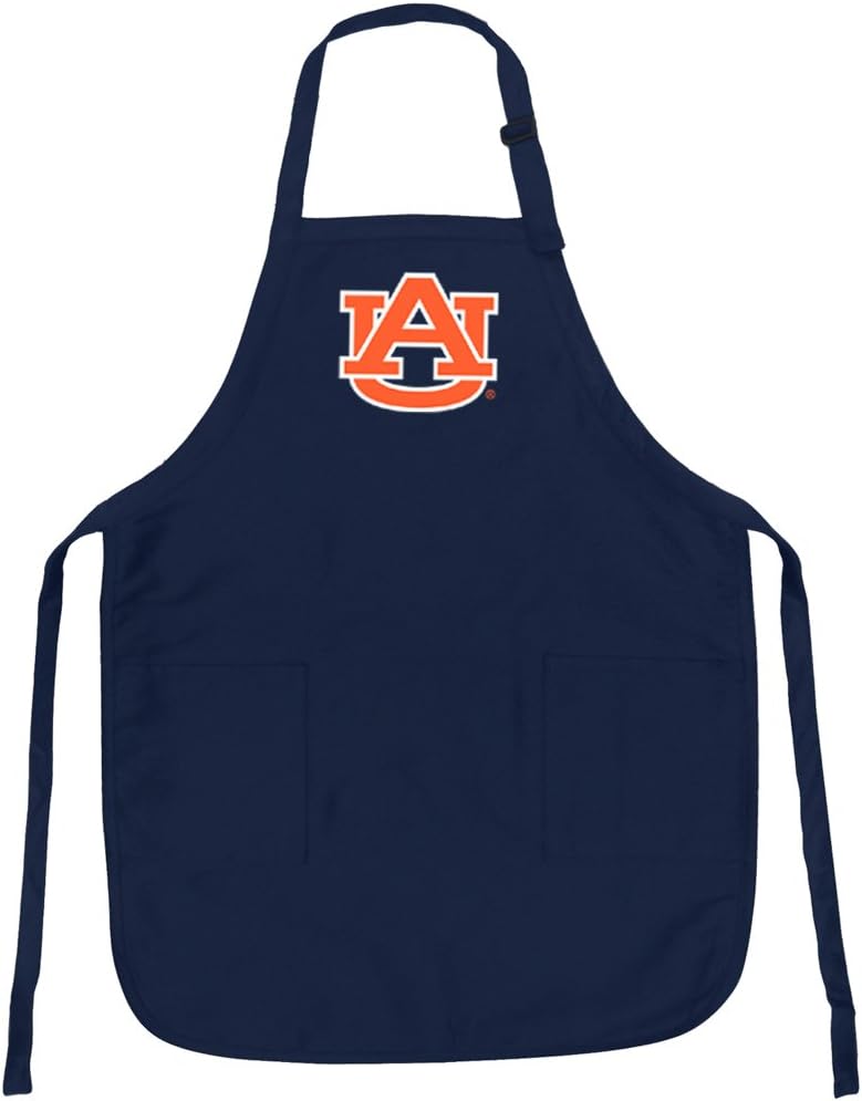 Broad Bay Auburn University Apron Stain Release Auburn Aprons with Pockets and Adjustable Neck