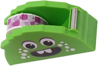 Lurrose Papelería de soporte de cinta escritorio dispensador de cinta dispensadores de cinta pequeño soporte de cinta dispensador de cinta recargable Dispensador de cinta divertida páginas
