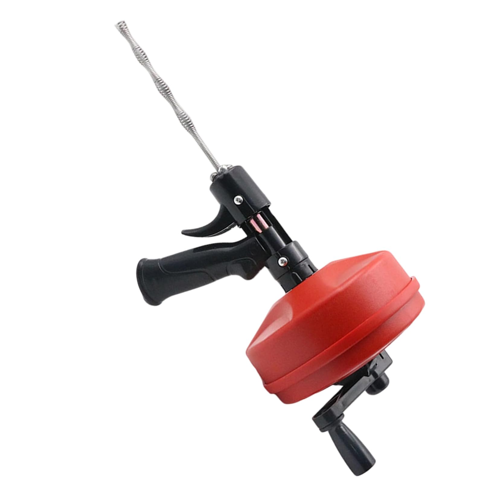 ZBIianxer Professional Two Function Drain Cleaner with 33 Feet Strong Spring Steel Cable for Tough Blockages Lasting Sewer Cleaner
