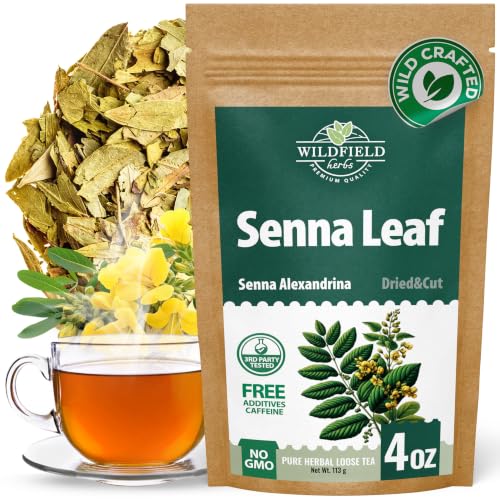 4 oz. Senna Leaf Senna Leaves Tea Herbal Tea (Senna Alexandrina) - 113g Hoja De Sen Hojas De Sen Para Te