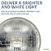 SYLVANIA - H6024 SilverStar Sealed Beam Headlight - High Performance Halogen Headlight Replacement (7 inch Round) PAR56, Brighter Whiter Light for Added Clarity Downroad and Sideroad (Contains 1 Bulb)