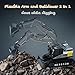 ITECRONH 15CH RC Excavator Model – 2.4GHz Remote Control Engineering Vehicle with Metal Shovel, Realistic Smoke, Lights & Sounds, Heavy-Duty Construction Model for Hobbyists & Adults