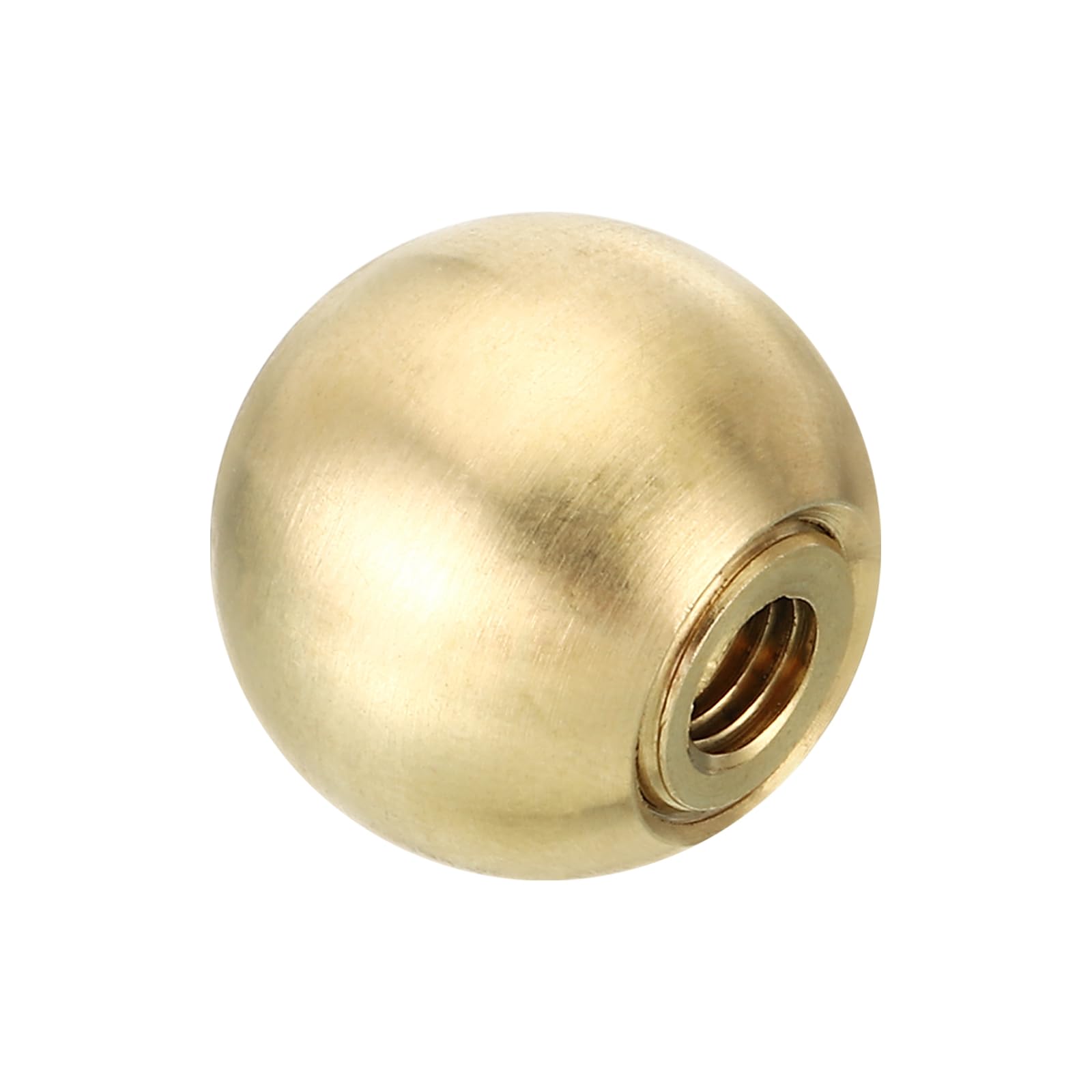 PATIKIL 20mm Pomelli Sfera per Lampade, 1 Set Dadi a Testa Bombata Ottone Massiccio per Paralume, con Adattatore Riduzione Ottone per Lampade Tavolo e Terra