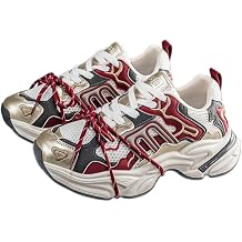 Men's Large Size Mesh Chunky Platform Sneakers Non Slip Walking Casual Shoes