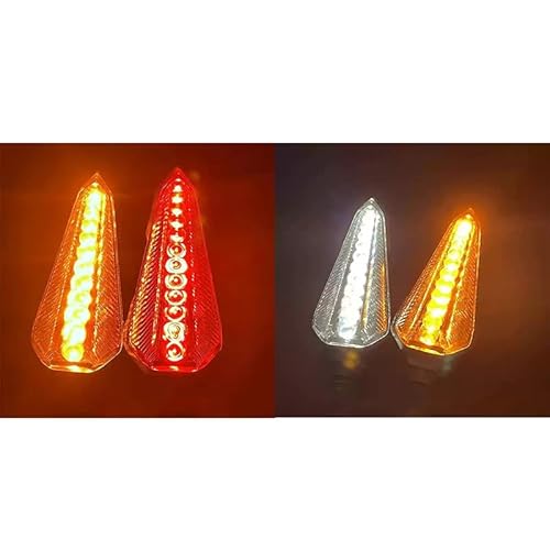 NMNhjkCV �o�C�N�p�E�B���J�[���C�g 12V LED�C���W�P�[�^�[ 10mm�E�B���J�[�����v�ɓK������SV400 VStrom 250�p ���j�o�[�T��