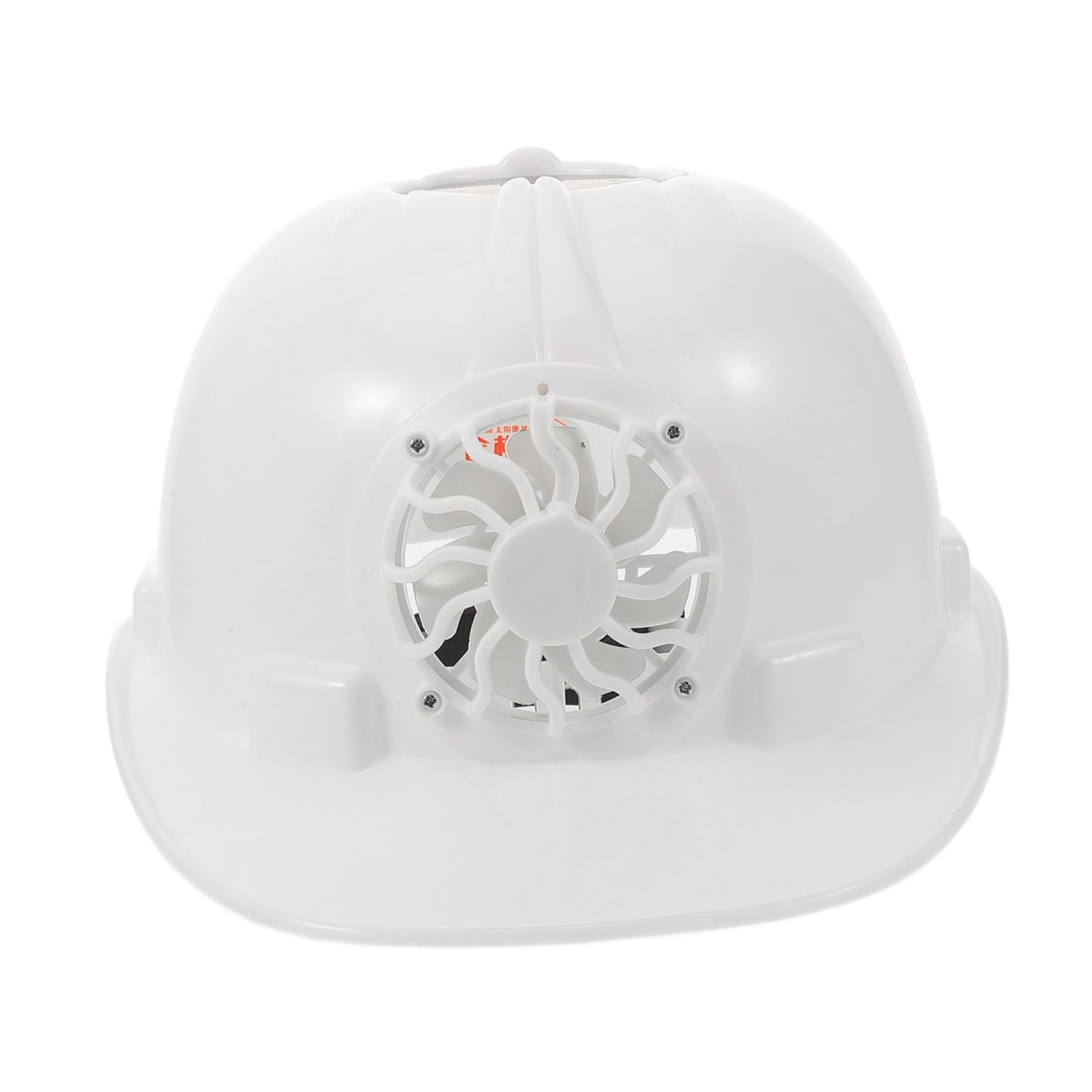 Ipetboom Sicurezza con Ventilatore Solare Integrato Protezione Antiurto e Solare Traspirante per Lavoro Esterno Raffreddamento per Comfort