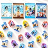 ぷるんと凍らすアイス 6種44個 アソート シャーベット 個包装 小分け カフェオレ バニラ みかん ぶどう ソーダ コーラ ひとくちサイズ 常温保存可能 image