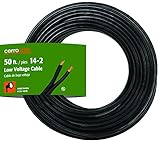 Cerrowire 241-1402B 50-Feet 14/2 Low Voltage Underground Landscape Lighting Cable
