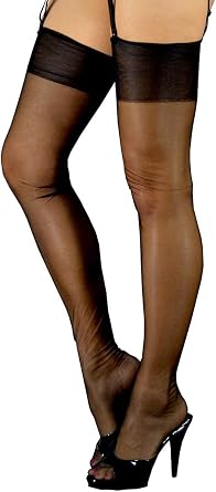 Pearl & Poseidon Olivia - Very Sheer Nylon Stockings Vintage Look