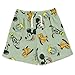 Disney Mickey Mouse Infant Baby Boys Cotton Gauze Button Down Shirt, T-Shirt and Shorts 3 Piece Set Green/White 18 Months