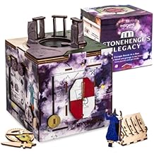 INSCAPE Cluebox Stonehenge s Legacy - Puzzle Box - Interactive Wooden Escape Room in A Box for Adults with Hidden Compartments - Gift Idea for Puzzle and Mystery Fans - Brain Teaser