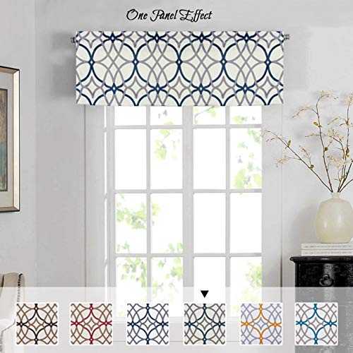 H.VERSAILTEX Energy Saving Curtain Valances for Living Room, Matching with Curtain Panels